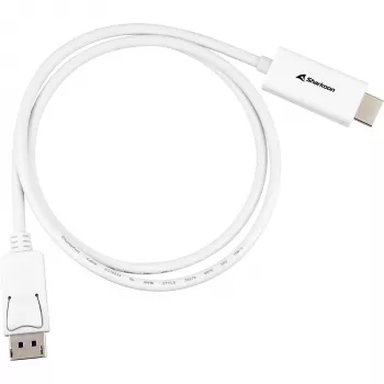 DisplayPort 1.2 -adapterikaapeli Sharkoon 4K, 1 m pituus