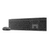 Langaton näppäimistö-hiiri-setti Lenovo 700 Modern Multi-Device – US-englantilainen asettelu, Bluetooth, Luna Grey