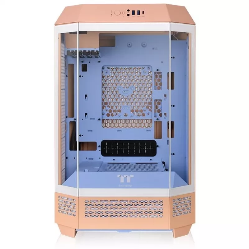 Thermaltake The Tower 300 persikka karkaistu lasi