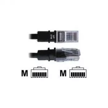 PatchSee BasicPatch - verkkokaapeli - RJ-45 (M) - RJ-45 (M) - 1,5 m - FTP - CAT 5e - suojattu - musta