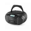 Radio-soitin JVC RC-E444B musta CD-soittimella ja FM-virittimellä
