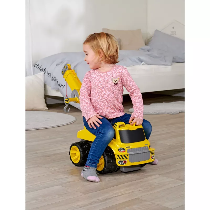 Nosturirekka BIG Power Worker Maxi nosturi keltainen 3–7 vuotta
