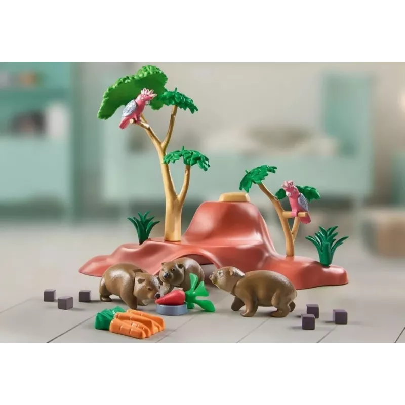 Wiltopia 71625 Wombat Shelter figuurisarja