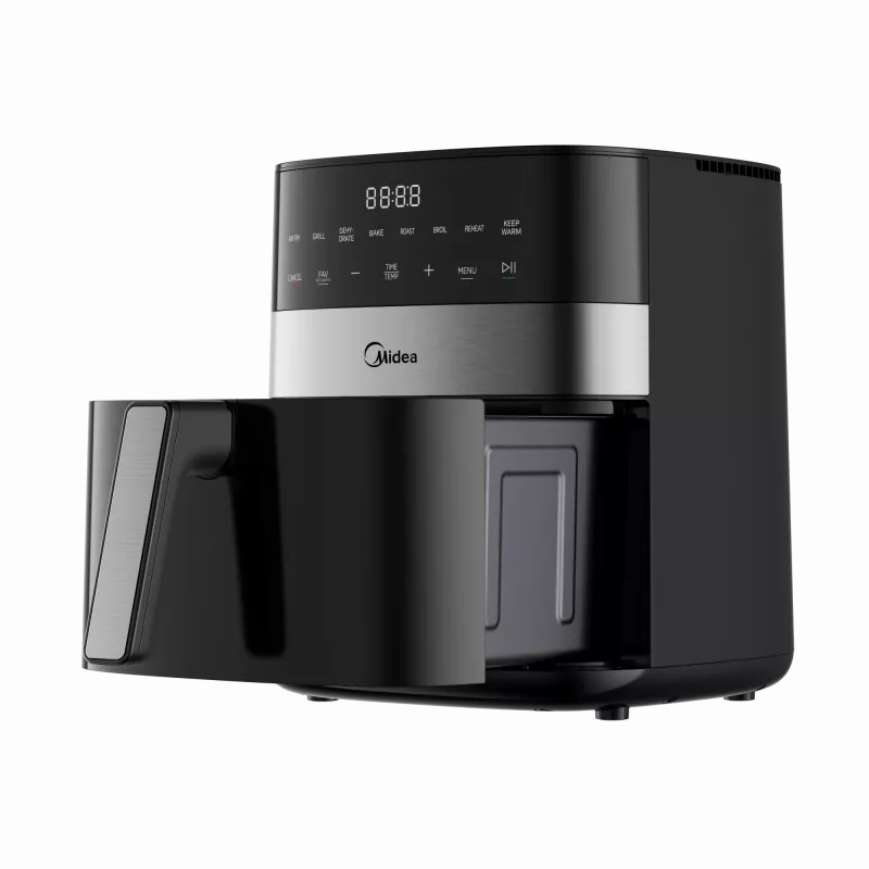 Midea-kiertoilmakypsennin | MF-CN65E | teho 1700 W | tilavuus 6,5 L | musta
