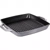 Grillipannu Staub 40511-785-0 33 cm induktio grafiitinharmaa
