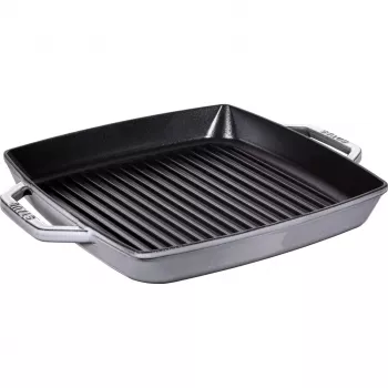 Grillipannu Staub 40511-785-0 33 cm induktio grafiitinharmaa