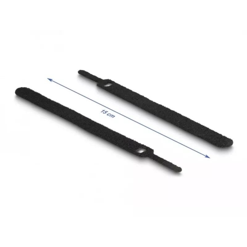 Tarranauhakiristin DeLOCK 19010 150x12mm musta 10 kpl
