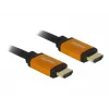 DeLOCK - HDMI-kaapeli - HDMI (M) - HDMI (M) - 50 cm - kolmoiseristys - musta, kulta - 8K-tuki