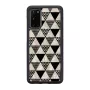 iKins suojakotelo Samsung Galaxy S20:lle – pyramidirakenne, musta