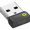 USB-vastaanotin Logitech 956-000157 hiirelle ja näppäimistölle, grafiitti, 12,8×14,1×7 mm, 0,97 g
