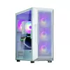 Zalman I3 NEO ARGB WHITE tietokonekotelo Midi Tower