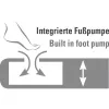 Ilmatäytteinen patja High Peak Double Comfort Plus malli 40025 — kahden hengen patja