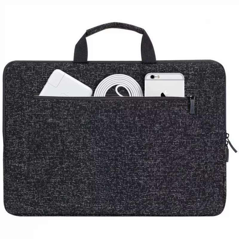 Sleeve-kotelo Rivacase 7915 39.6 cm (15.6 inch) musta valkoinen