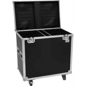 Flightcase Roadinger 2x TMH BSW-380 — tukeva rakenne, kevyt muotoilu