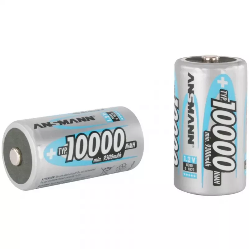 Ansmann D-paristo 10000 mAh Mono HR20 NiMH