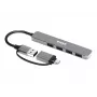 PORT CONNECT | USB-keskitin USB-C/USB-A 4 USB-A 3.0 5Gbps
