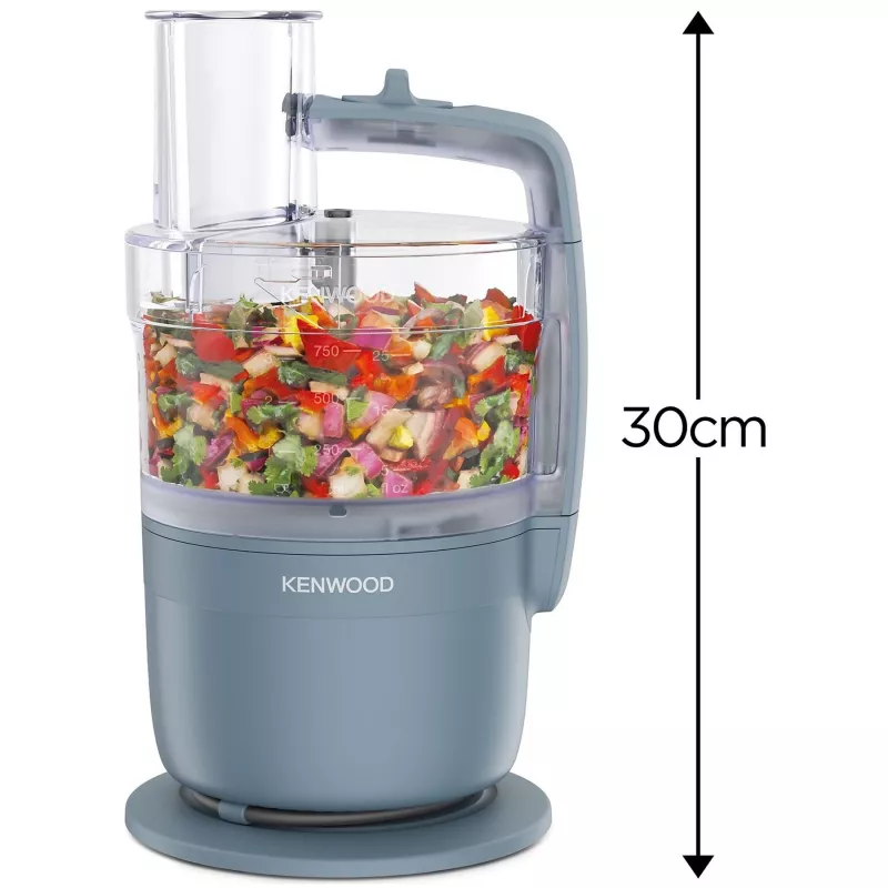 Yleiskone Kenwood FDP23.140GY MultiPro Go — kompakti kannettava silppuri, harmaa
