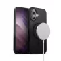 Crong Hybrid Frost MAG Cover Case iPhone 17 Frosted musta
