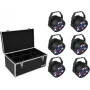 LED PAR valaisinsarja EUROLITE 20000626, 6×36W RGB, lava-wash-valot