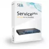 Printserveri SEH dongleserver ProMAX Ethernet LAN musta sininen