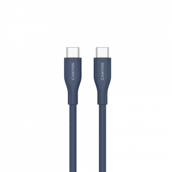 CANYON kaapeli CC60SC10 C-C 60W 1m silikoni tummansininen