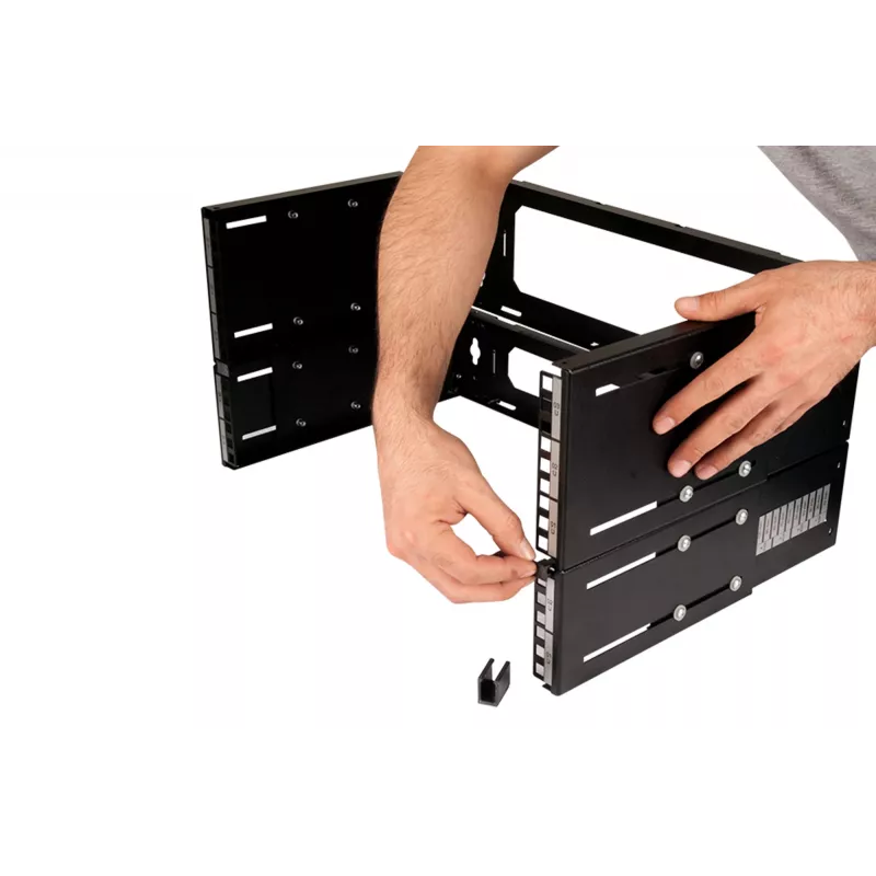 Digitus DN-19 PB-4U-SW - seinäkaappi - musta, RAL 9005 - 8U - 48,3 cm (19