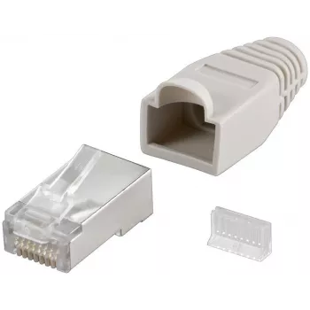 RJ45-liitin Goobay CAT 5e STP suojattu taittumissuojalla