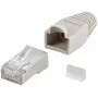 RJ45-liitin Goobay CAT 5e STP suojattu taittumissuojalla