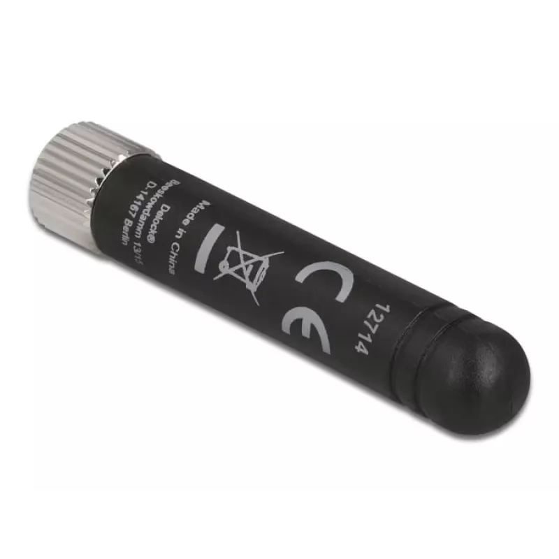 Delock WLAN 802.11 b/g/n antenni RP-SMA uros 1,7 - 3,7 dBi musta