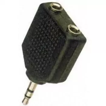 Microconnect AUDALS kaapelisovitin 3,5 mm 2x3,5 mm musta