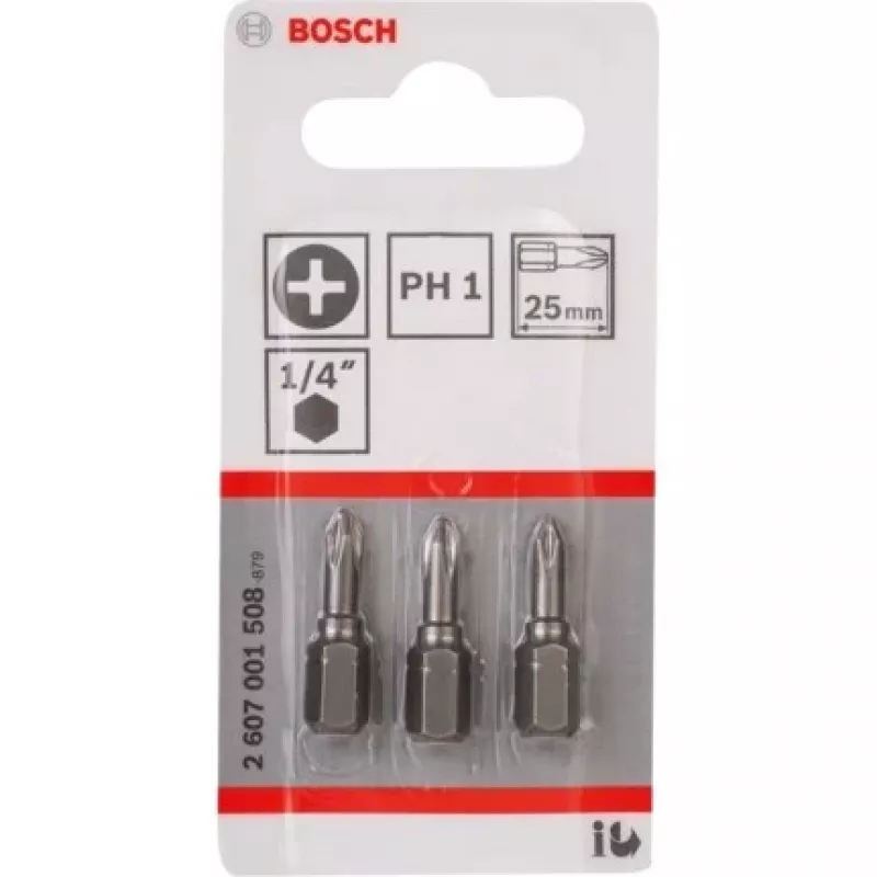 Bosch 2 607 001 508 ruuvausbitti 3 kpl