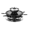 Unold 48726 raclette-grilli 8 henkilölle 1300 W musta, ruostumaton teräs