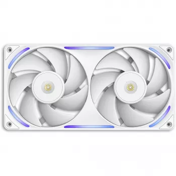NZXT F280X RGB 140mm ARGB -kotelotuuletin - valkoinen, 2 kpl:n pakkaus