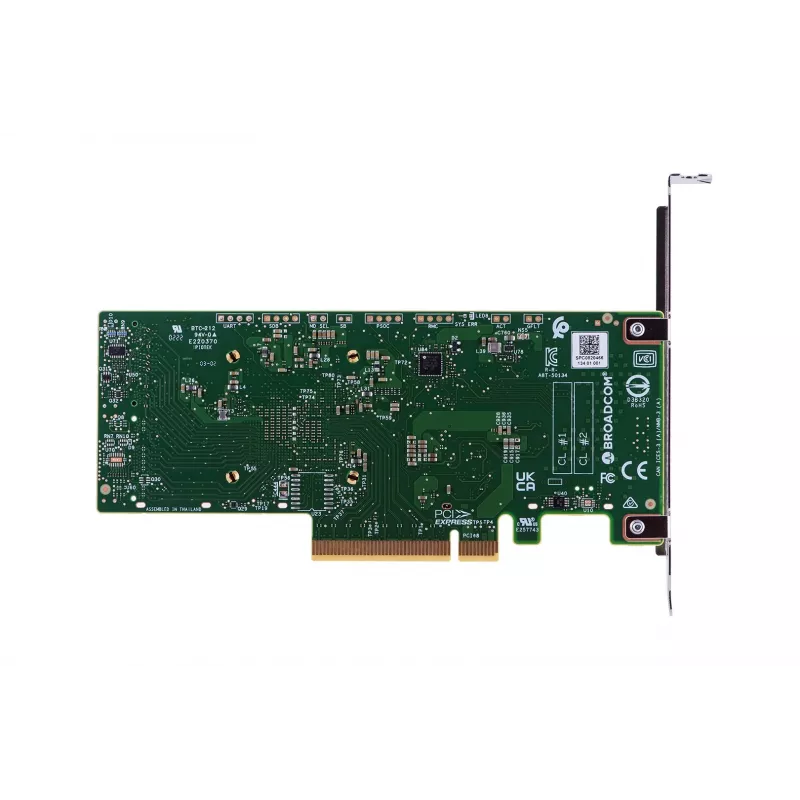 Sisäinen HBA-sovitin Broadcom 9500-8i — PCIe SAS/SATA 12 Gbit/s, NVMe, Full-Height/Low-Profile