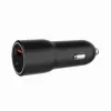 Autolaturi mobiililaitteille Gembird TA-UC-AC2PDQC38-CAR-01, USB-C, 38 W, 12–24 V, musta