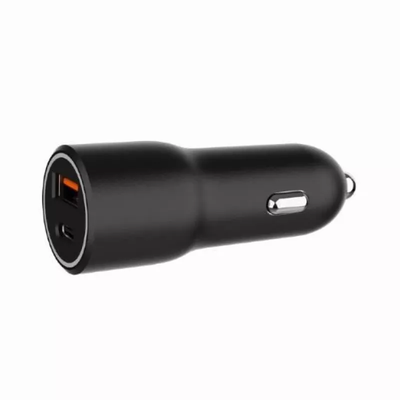 Autolaturi mobiililaitteille Gembird TA-UC-AC2PDQC38-CAR-01, USB-C, 38 W, 12–24 V, musta