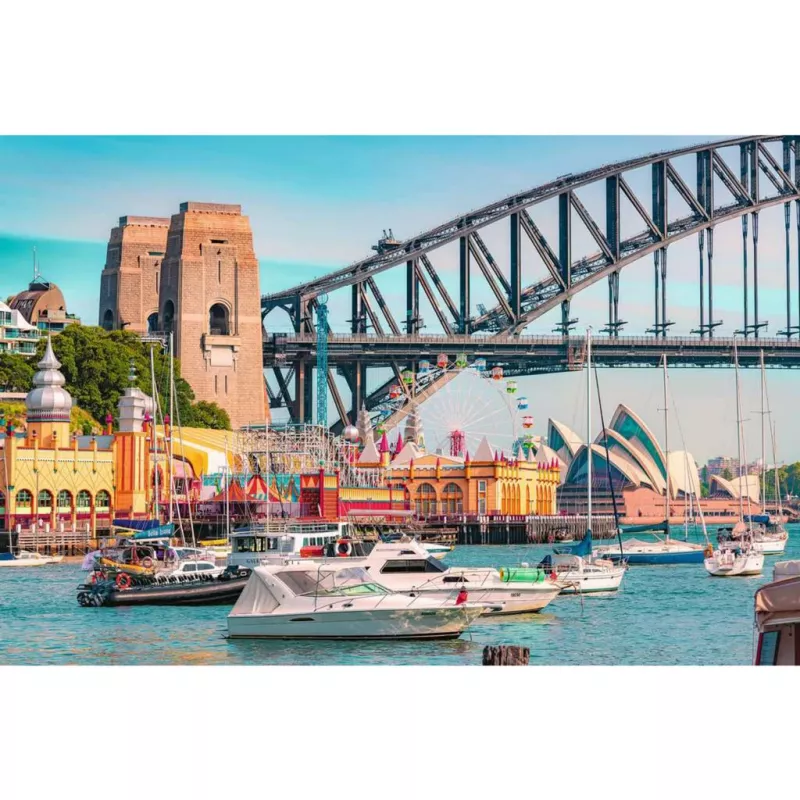 Palapeli Ravensburger Secret Sydney 3000 palaa – panoraamakaupunkikuva 3000 palaa