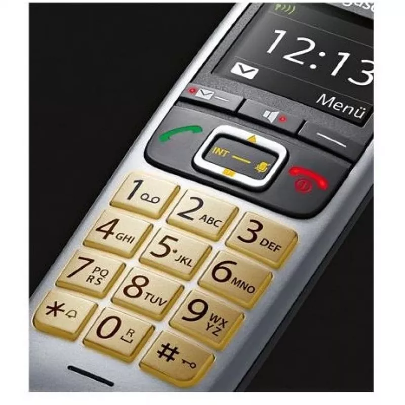 Gigaset E560 puhelin DECT-puhelin numeronäyttö musta, hopea