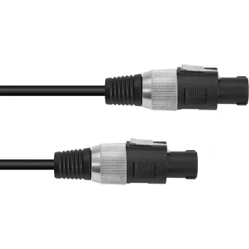 Kaiutinkaapeli Omnitronic 2x1,5 mm², 10 m, musta
