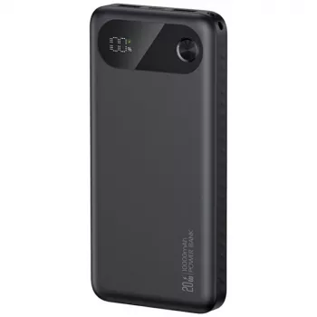 Varavirtalähde usams PB80 PD20W 10000mAh — kannettava laturi, musta