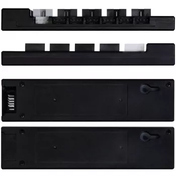 USB- ja PWM-keskitin Lian Li EDGE HUB EG-HUB01B — 4× USB, 6× PWM-tuuletinliitintä