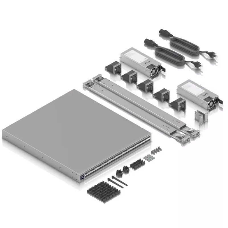 Ubiquiti ECS-AGGREGATION Enterprise Campus Aggregation 1.8 Tbps HIGH-DENSITY 100G/25G Layer 3 Etherlighting -koontikytkin