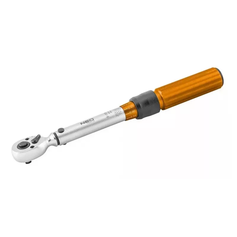Neo Tools 1/4 kaksisuuntainen momenttiavain, 5-25NM, 21 kpl:n sarja
