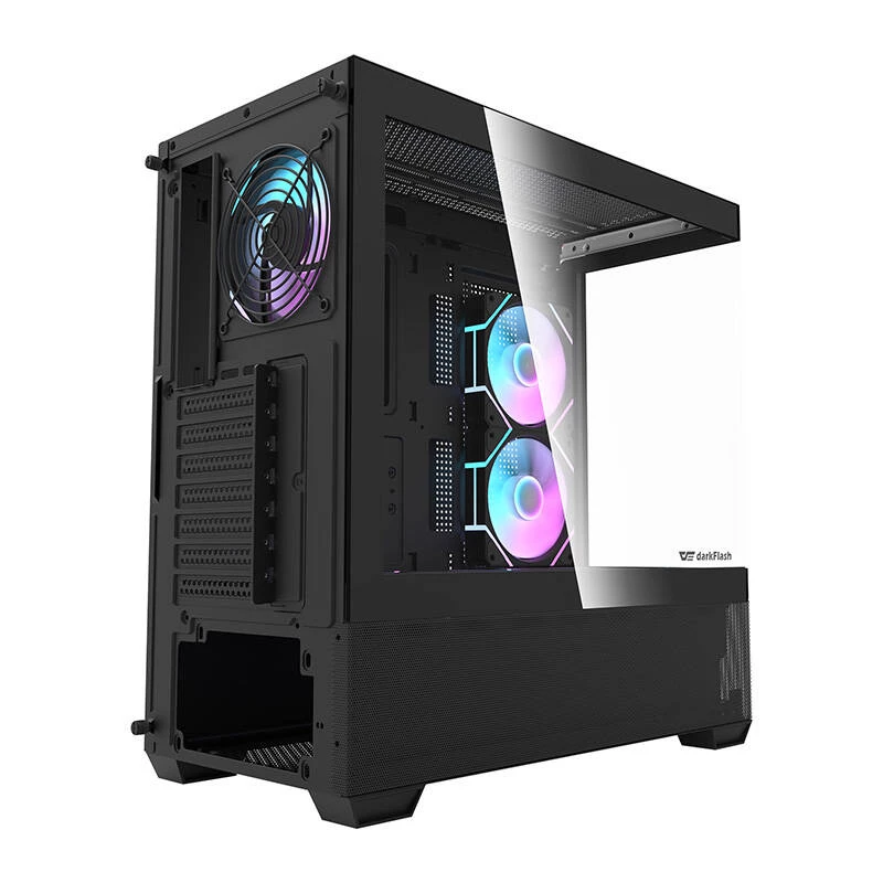 Darkflash DS900 AIR tietokonekotelo, ATX, musta