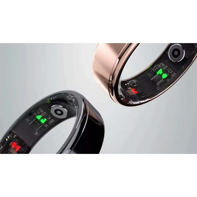 Älysormus Manta SR01BK-57 Black, syke ja veren happi, IP68