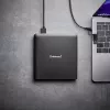Intenso EOD 500BD Slim ulkoinen Blu-ray-poltin, USB 3.2 Gen 1, musta