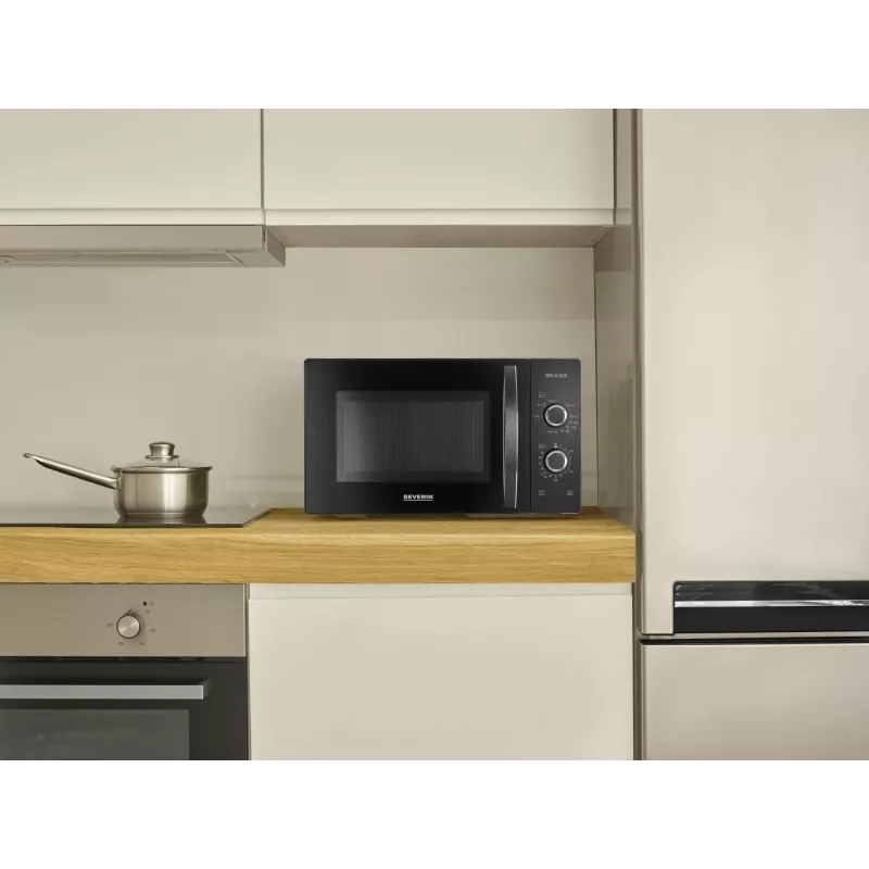 Yhdistelmämikroaaltouuni Severin MW 7785 25L 800W musta