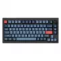 Keychron V1 Max näppäimistö universaali USB RF Wireless Bluetooth musta harmaa 75% mekaaninen