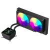 Gamemax CPU-nestekühler | GLACIER 240 LCD BK | Intel, AMD