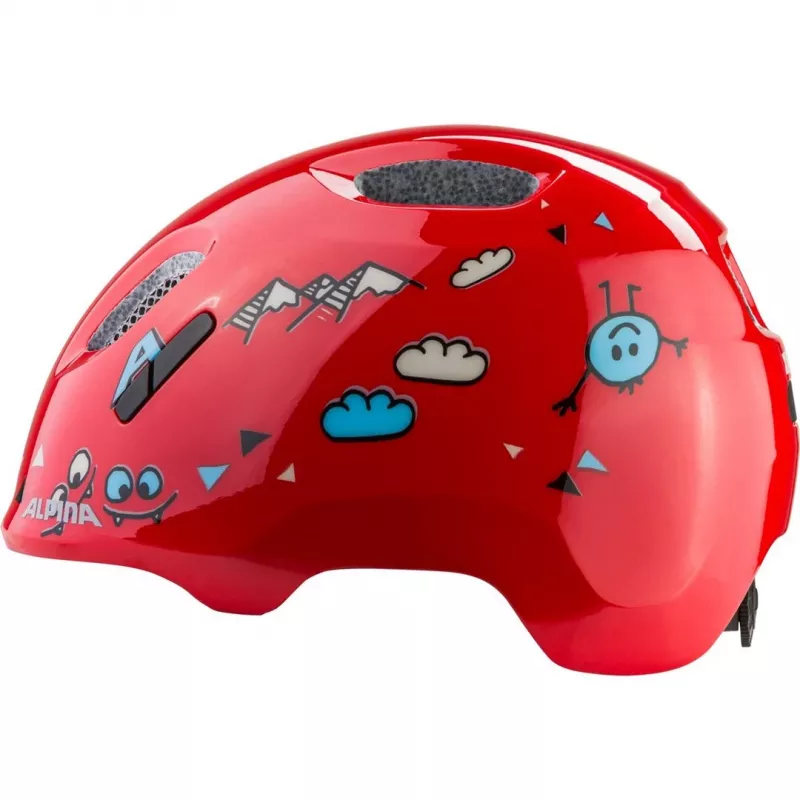 Polkupyörän kypärä ALPINA XIMO 2 RED SMILE GLOSS 49-54